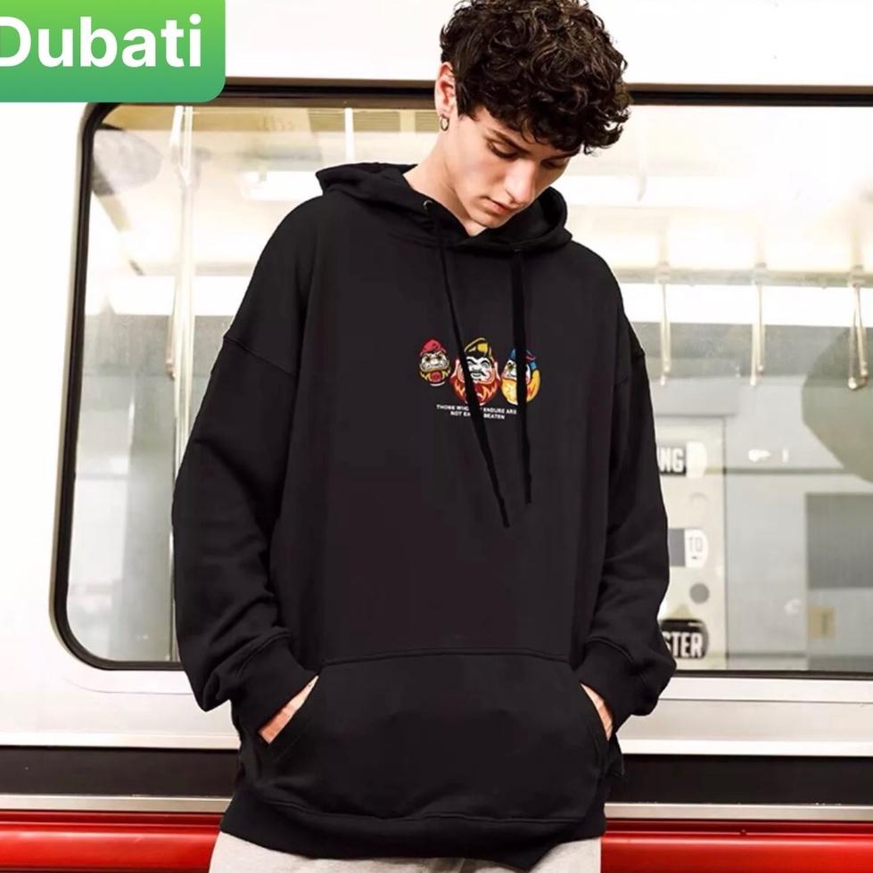 ÁO KHOÁC HOODIE NAM NỮ EVISU CHẤT NỈ DÀY PHOM FROM RỘNG CHỐNG LẠNH NẮNG, NÓNG ĐÔNG HÈ UNISEX CAO CẤP MỚI - DUBATI FASHI