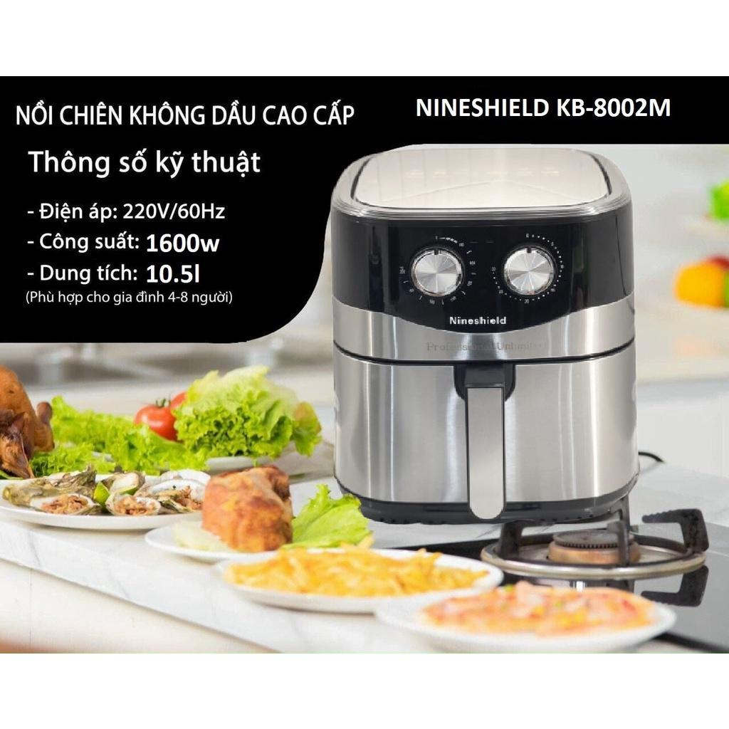 NỒI CHIÊN NƯỚNG KHÔNG DẦU 5.2L/ 8L /9L/ 10L/ 10.5L/12L NINESHIELD CÔNG NGHỆ TIÊN TIẾN HOT NHẤT 2022 - HÀNG NHẬP KHẨU