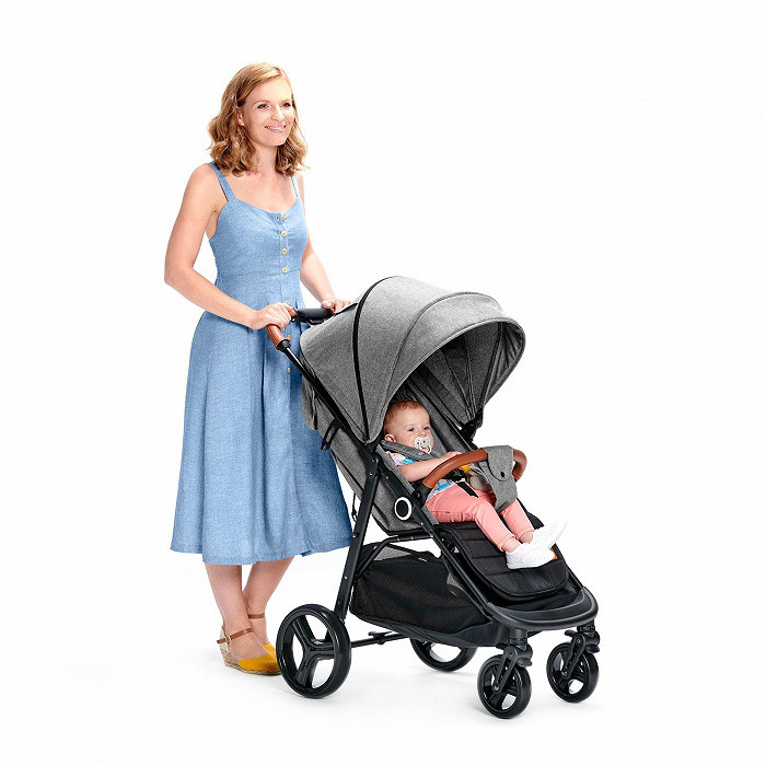 Xe đẩy Kinderkraft GRANDE cho bé từ 0 tháng tuổi đến 15kg - Hàng chính hãng