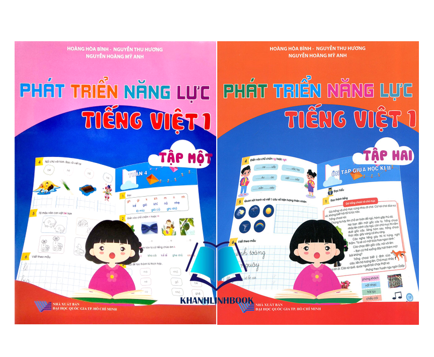Sách - Combo Phát Triển Năng Lực Tiếng Việt Lớp 1 - Tập 1 + 2
