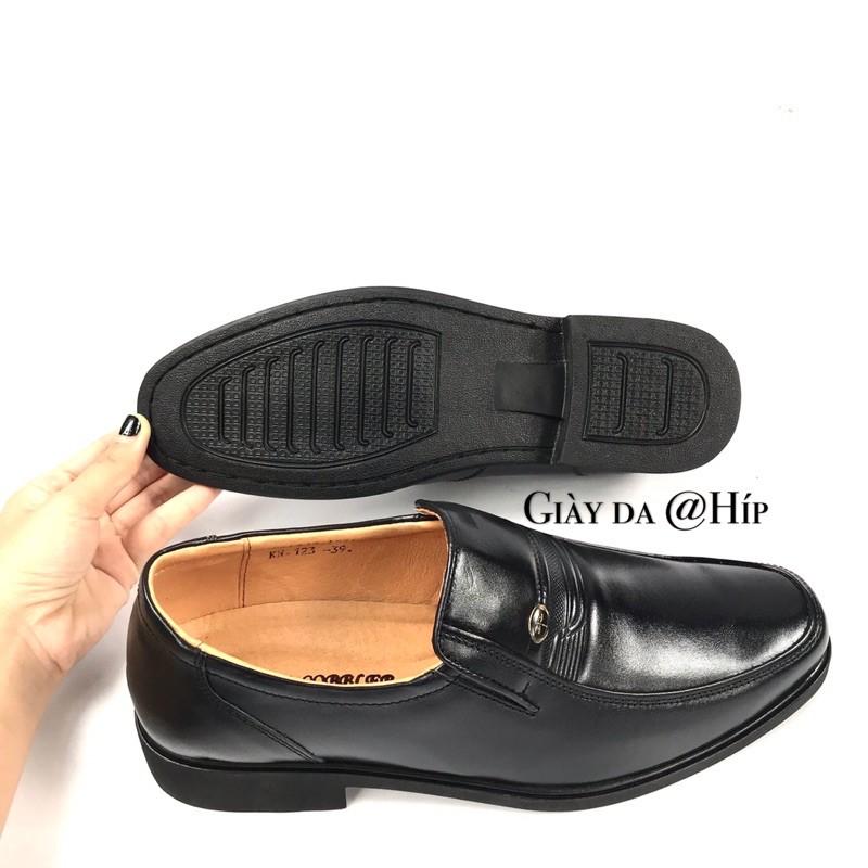 Giày Da nam️ Giày Lười Nam Da Bò Siêu Mềm, Đế Cao Su Chống Trơn Cực Tốt
