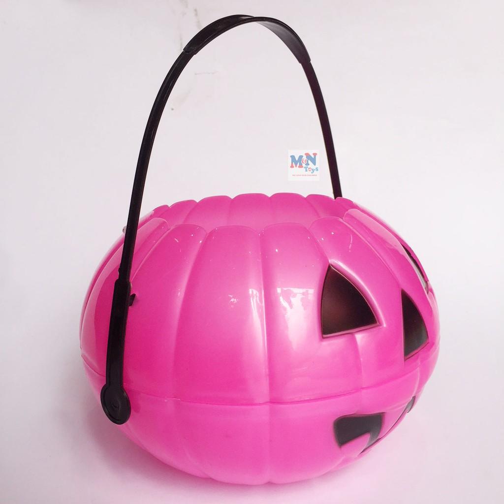 Xách bí ngô đẹp Halloween đường kính 20cm