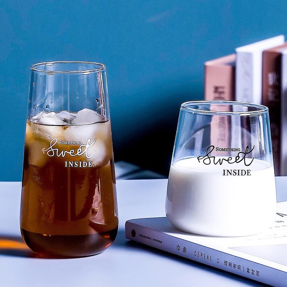 Cốc sinh tố Sweet - Ly cốc thủy tinh chịu nhiệt cao cấp Borosilicate k chì, hàng xuất Âu