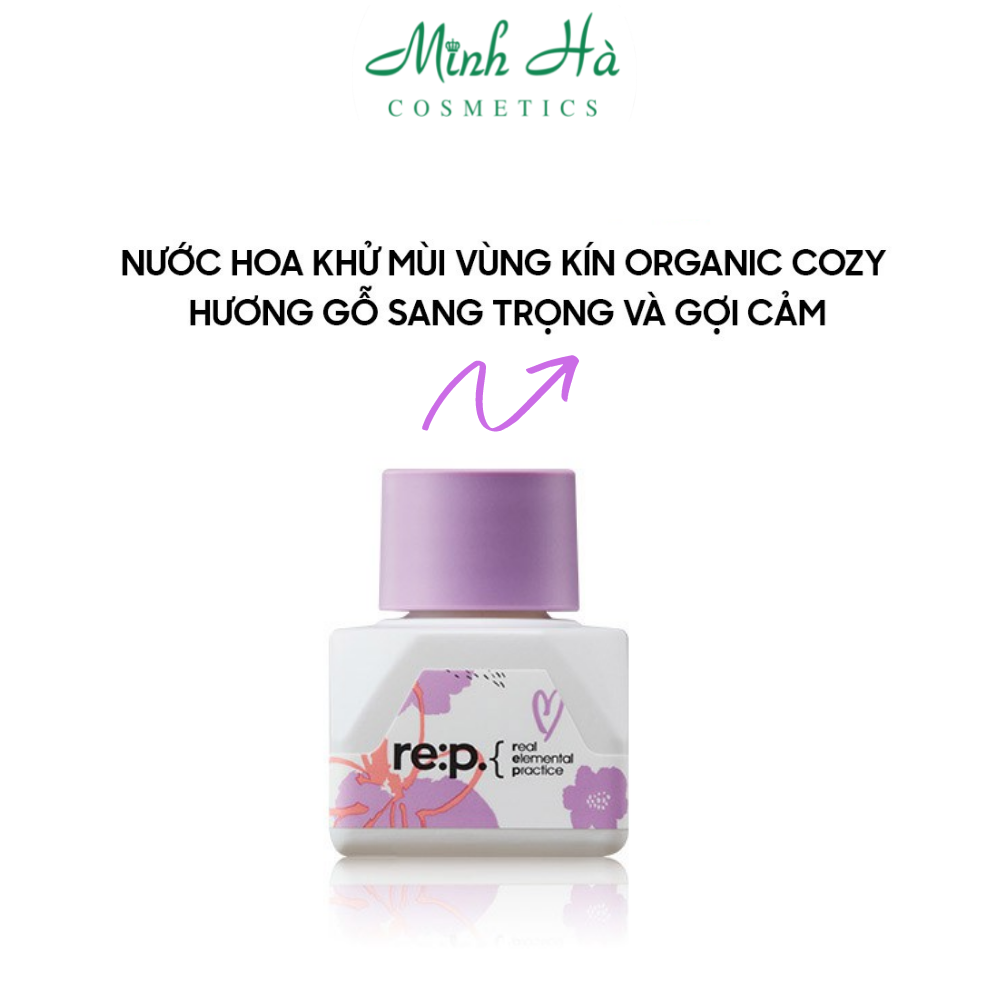 Nước hoa vùng kín Organic Cozy hương gỗ sang trọng và gợi cảm Re:p Natural Herb Inner Balance Cozy 5ml