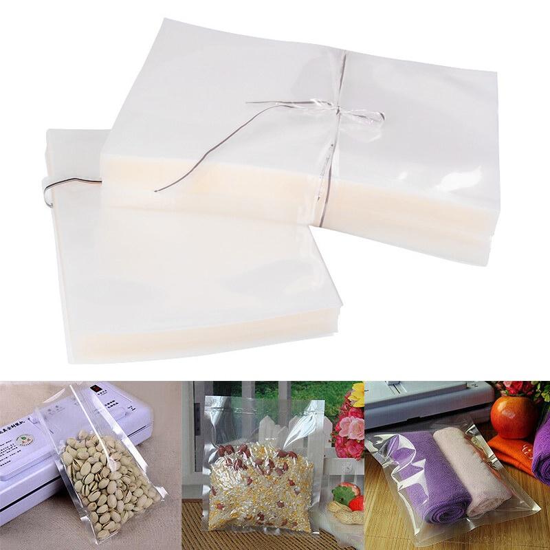 Túi PA hút chân không thực phẩm 2 mặt trơn dày 10 zem, 1kg túi hút chân không trơn đủ size