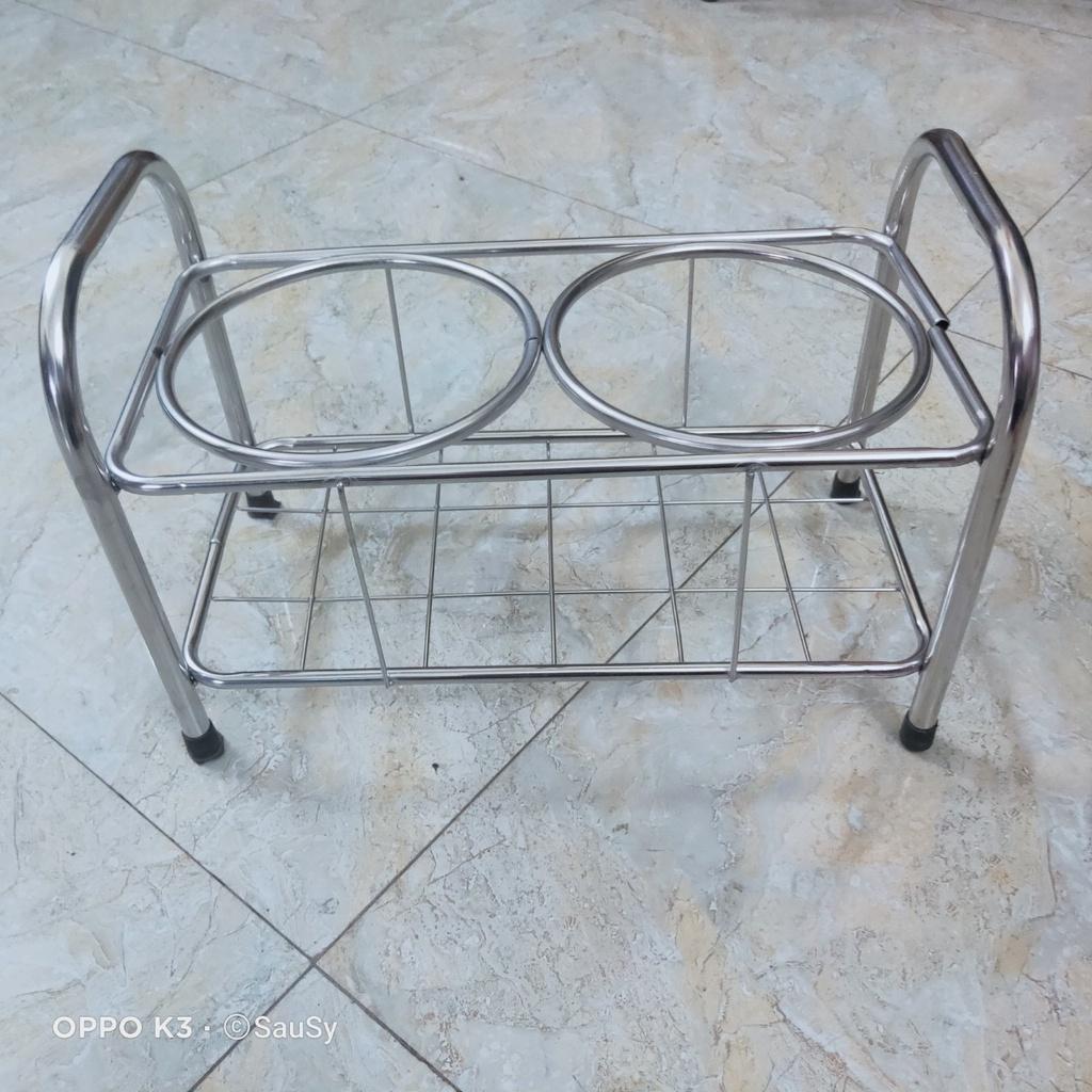 Chân Kệ Inox đặt Phích nước tròn 2 lít