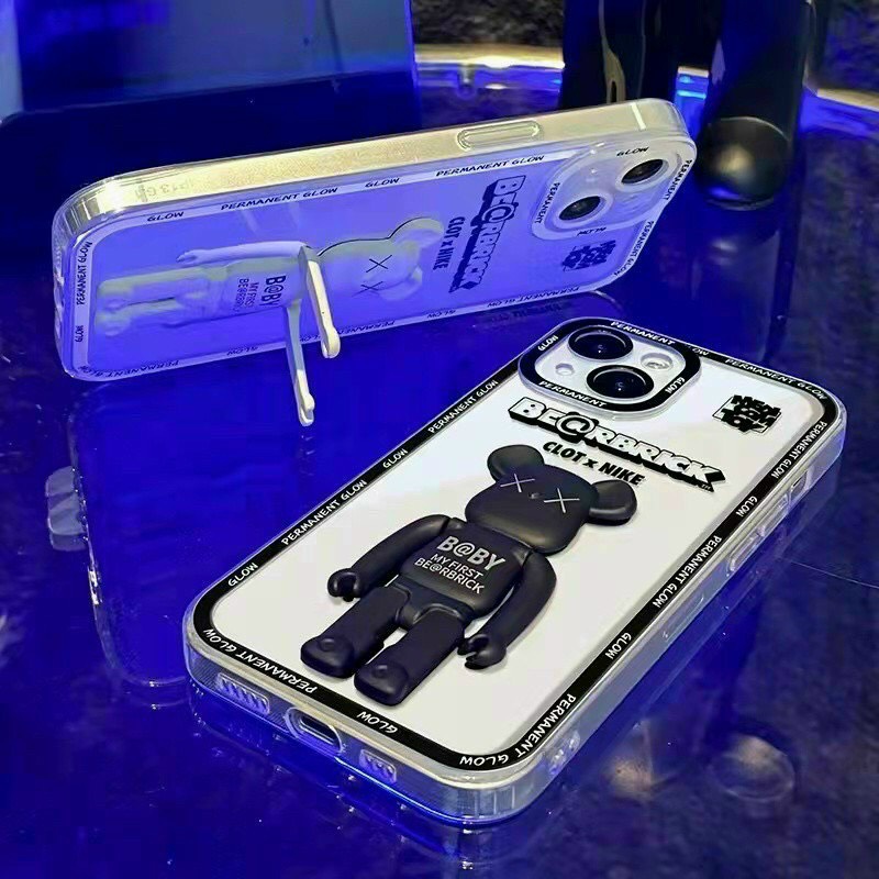 Ốp Điện Thoại Rô Bốt Viền Chữ Kiêm Giá Đỡ Điện Thoại Dành Cho iphone 13promax, 12promax,11promax,xsmax_A140