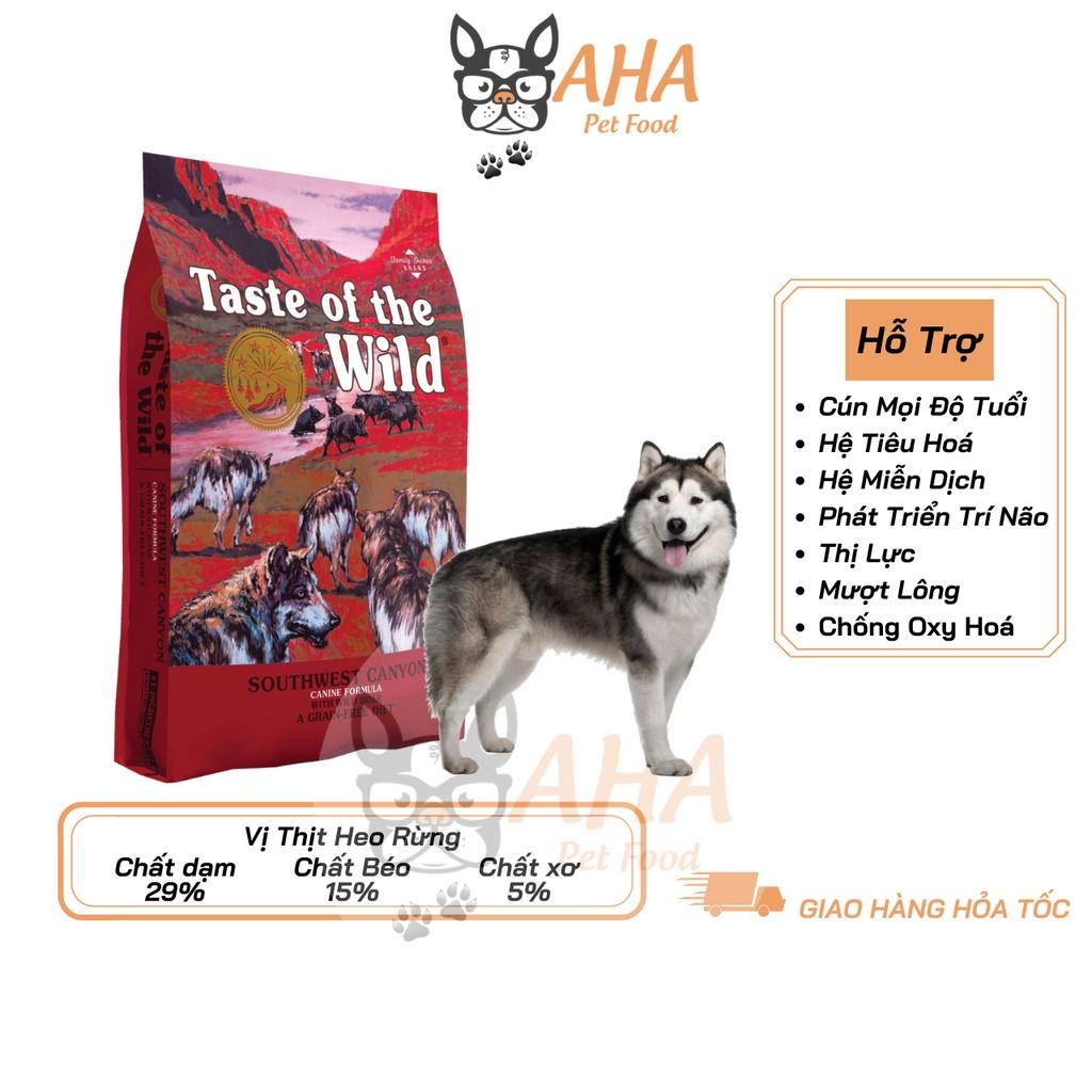 Thức Ăn Cho Chó Alaska Taste Of The Wild Bao 2kg Hỗ Trợ Xương Khớp - Southwest Canyon Thịt Heo Rừng, Trái Cây Rau Củ Quả