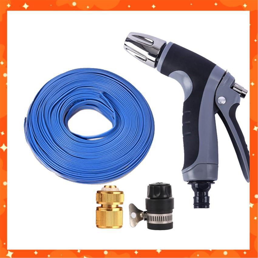 Bộ dây và vòi xịt tăng áp rửa xe tưới cây 20M 206817