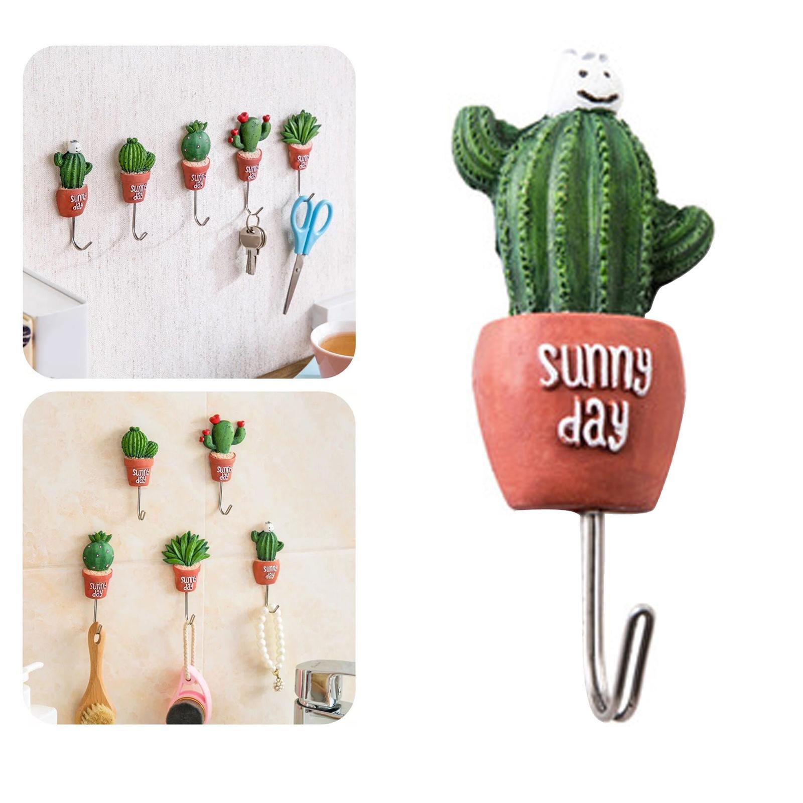 Stainless Steel Wall Hook Clothes Adhesive Hanger Bags Home Office