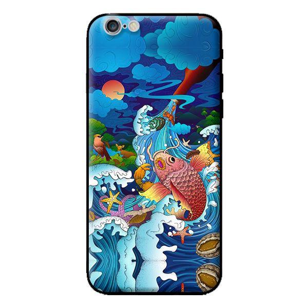 Ốp in cho iPhone 6s Plus Mưa Cá Chép - Hàng chính hãng