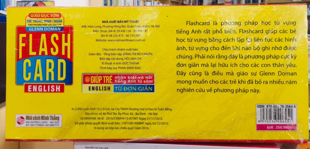 Flashcard English - Giúp Trẻ Nhận Biết Và Nói Tiếng Anh Từ Sớm