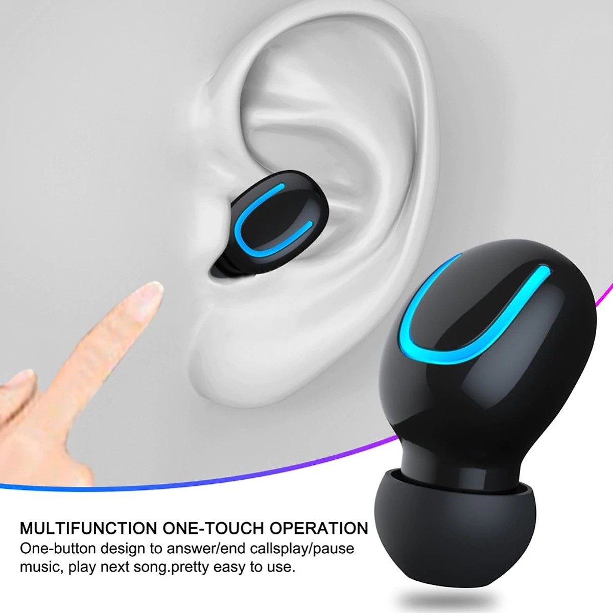 Tai Nghe Bluetooth 5.0 Moloke True wireless Chống Nước IPX5 Cao Cấp - Hàng Chính Hãng