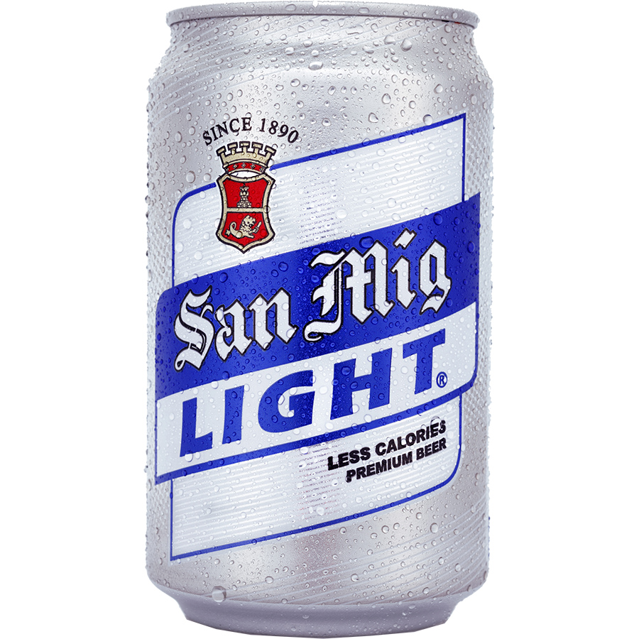 Thùng 24 Lon Bia SAN MIGUEL Light 330 ml