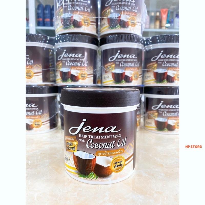 Hũ Kem Ủ Tóc Jena Hair Treatment Wax Nâu Dừa Già, Dùng Hấp Dầu, Dầu Xả, Thái Lan 500g