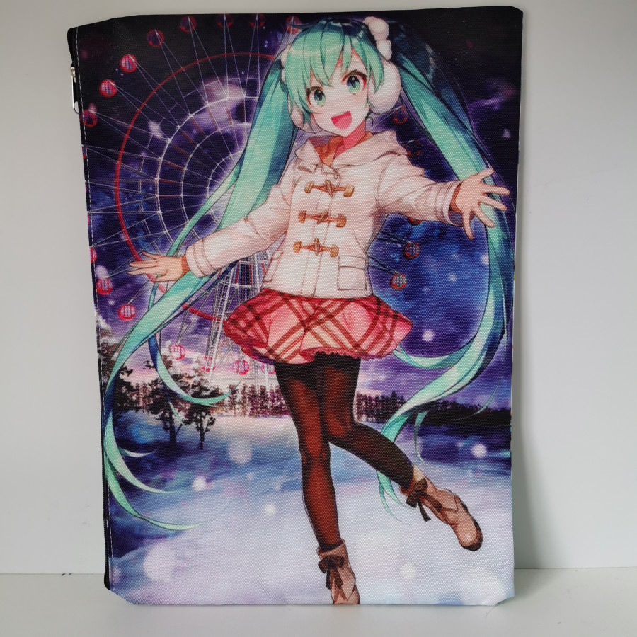 Túi đựng bài kiểm tra A4 Hatsune Miku  Anime File Pocket Mẫu 1