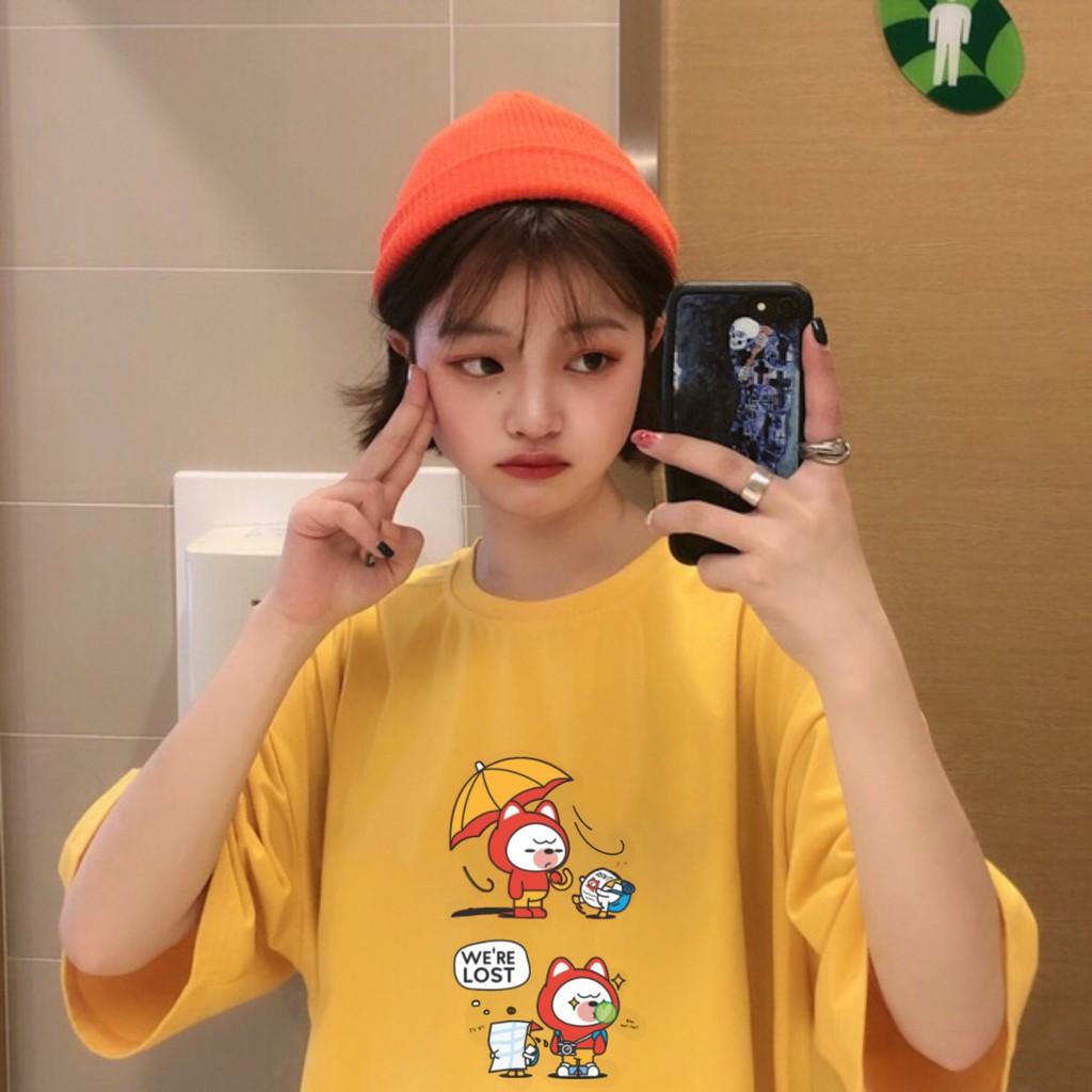 Áo Thun Tay Lỡ Unisex WE'RE LOST Form Rộng
