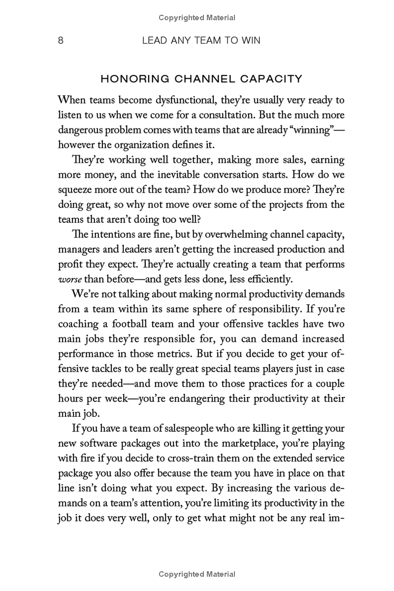 Lead Any Team To Win: Master The Essential Mindset To Motivate, Set Priorities, And Build Your Own Dynasty