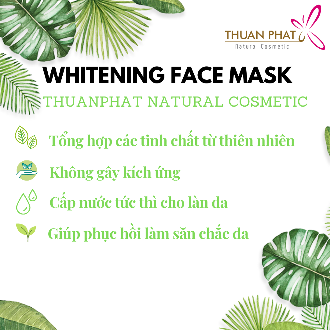 COLLAGEN MASK  Mặt nạ dưỡng trắng da Thuận Phát YOSHI (COMBO 10 MIẾNG)