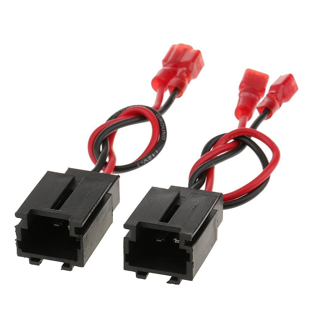 6x2 Pieces Car Audio Speaker Wire Harness Connector for Peugeot 206 Citroen