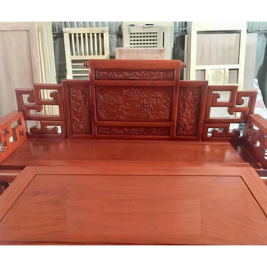 Bộ Bàn Ghế Sơn Thủy Gỗ Gõ Đỏ