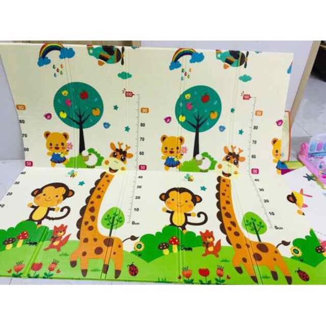 Thảm xốp hai mặt gấp gọn KT *2m