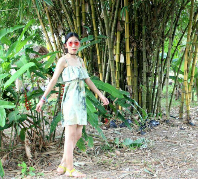 ĐẦM BABYDOLL HAI DÂY BÈO TẦNG DỄ THƯƠNG