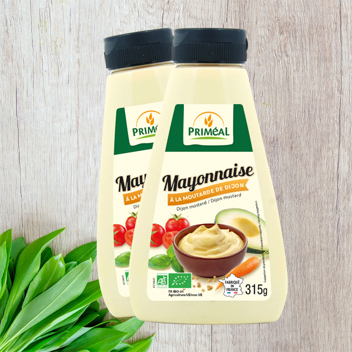 Sốt mayonnaise hữu cơ Primeal Organic Mayonnaise 315gr