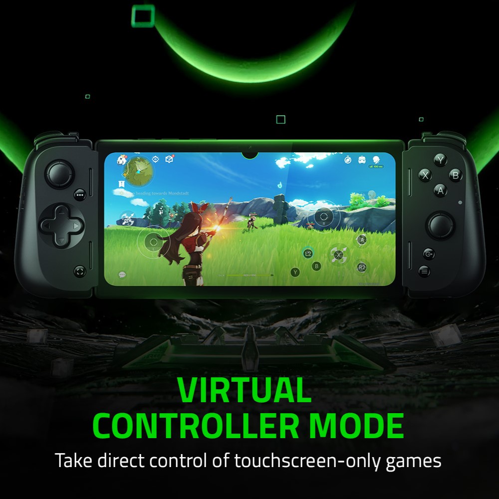 Tay cầm điện thoại Razer Kishi V2 USB C - Gaming Controller for iPhone and Android_Mới, hàng chính hãng