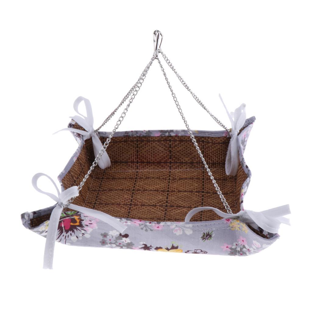 Hamster Gerbil Squirrel Rabbit Rat Hammock Breathable Hanging Bed Swing Mat