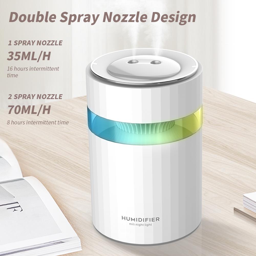 Máy lọc không khí yên tĩnh với 2 vòi phun 900ML