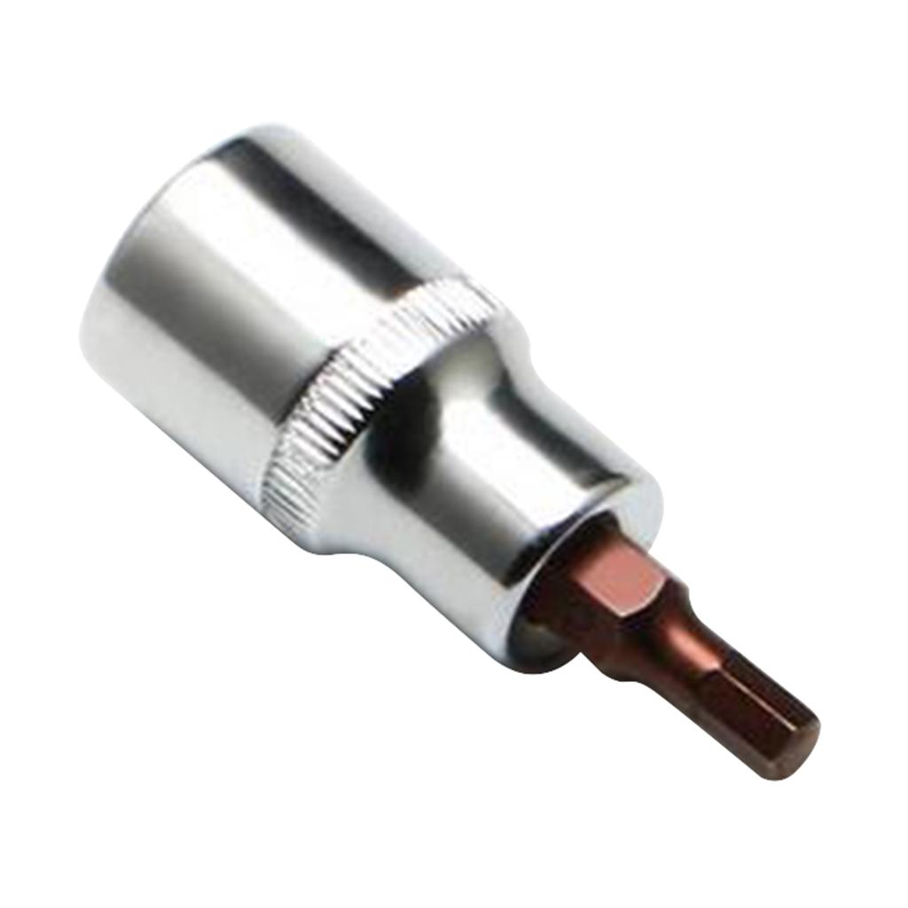 2X 1/2 inch Power Drills Impact Socket Bit Hex Wrench Screwdriver Adapter 6mm