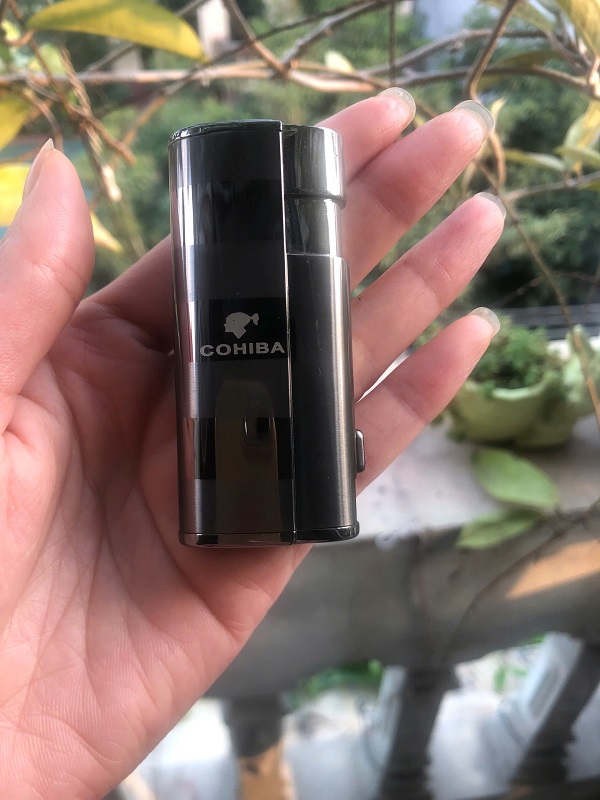 Vỏ hộp quẹt bật lửa khò 3 tia COB-367 kèm đục