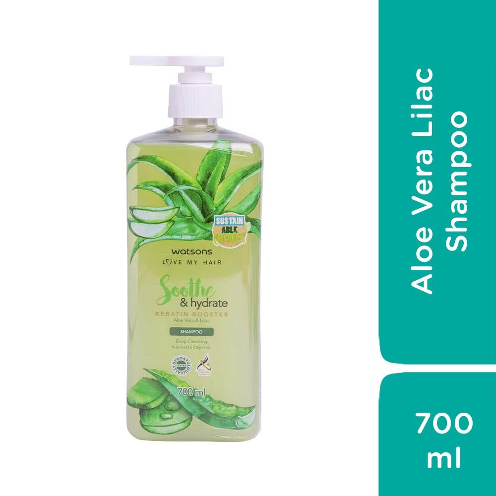 Dầu Gội Watsons Aloe Vera Lilac Shampoo 700ml