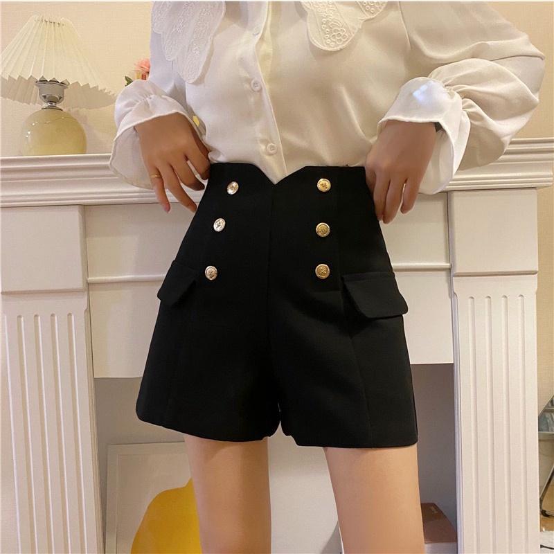 Quần giả váy nữ có túi 2 bên 6 khuy chất liệu tuyết mưa bigsize 40 - 75kg