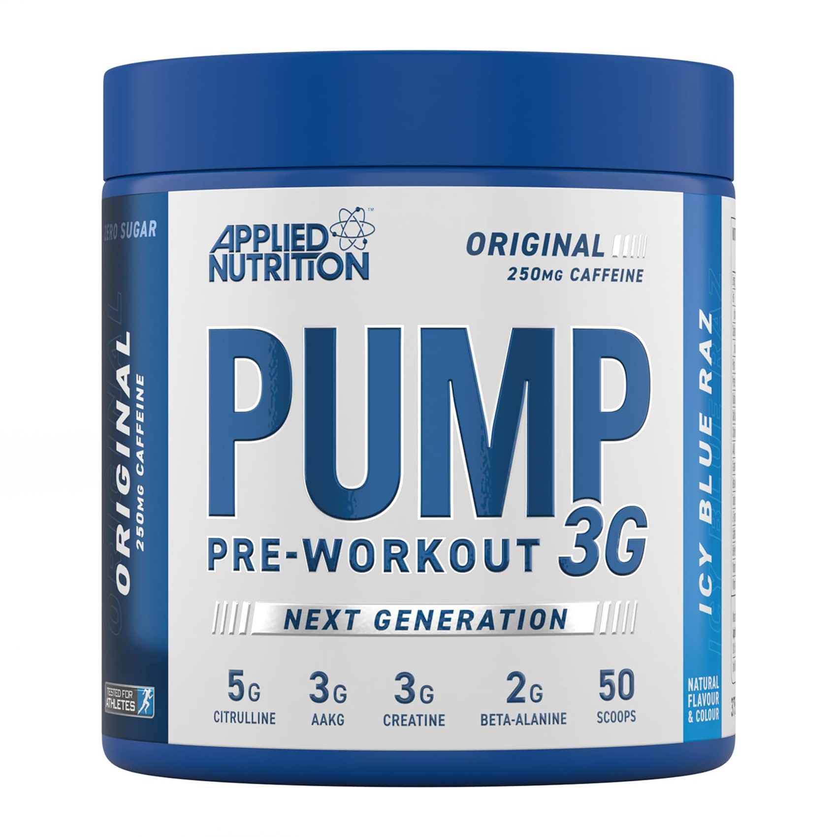 Bột Tăng Sức Mạnh PUMP 3G Pre Workout 375g (25 Lần Dùng) Applied Nutrition, Giúp Tỉnh Táo và Tập Trung | Nhập Khẩu Anh