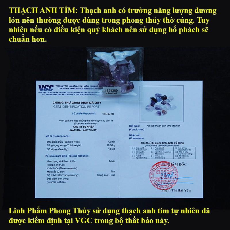 Bộ Thất Bảo, cốt Bát Hương chuẩn, cốt tượng thờ thần tài gia tiên