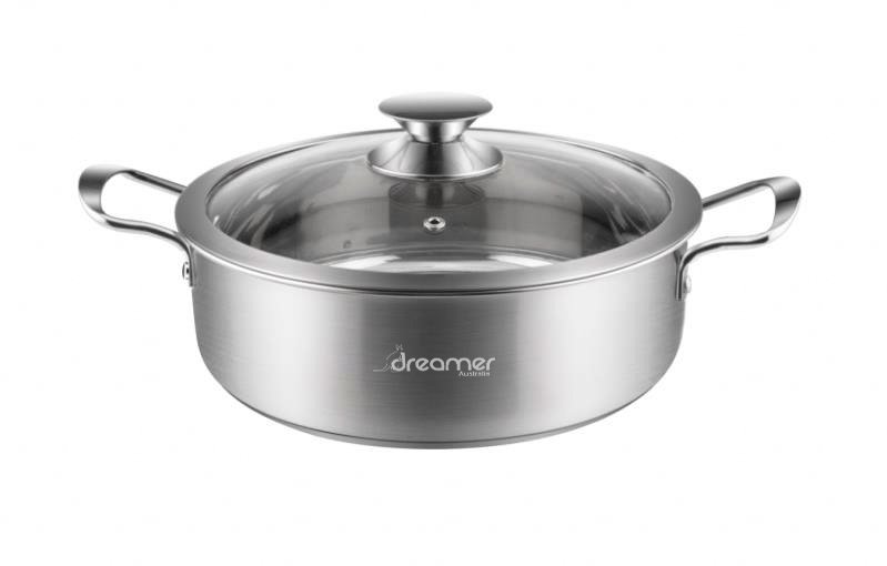 Hình ảnh Nồi lẩu inox đáy từ 25cm- Dreamer DKW-HPL125W