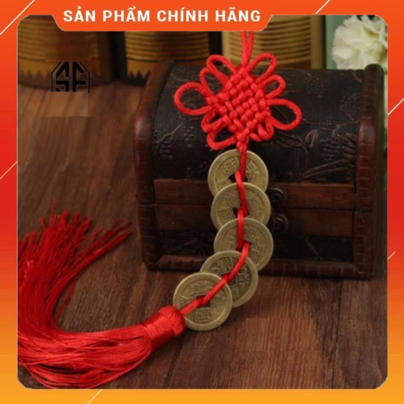Bộ 6 xâu tiền ngũ đế phong thủy cầu tài lộc 206154-3, đồ phong thủy tài lộc