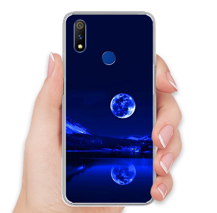 Ốp lưng cho Realme 3 Pro - 0269 MOON02 - Silicone dẻo - Hàng Chính Hãng
