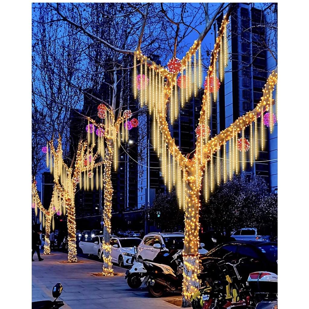 Đèn Led Sao Băng 8 ống 50cm Đủ Màu, dây đèn led trang trí sao băng