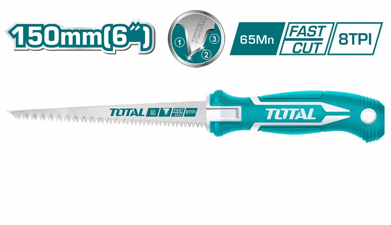 CƯA GỖ CẦM TAY MŨI NHỌN 6&quot; TOTAL THWBSW626 - HÀNG CHÍNH HÃNG