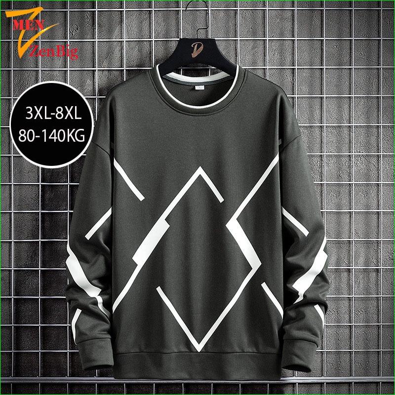 Áo sweater vải nỉ thu đông co dãn, dày dặn mềm mịn form rộng hàng bigsize phong cách cho người mập người béo Zenbig