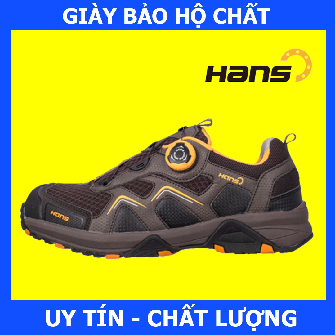 [Hàng Chính Hãng] Giày Bảo Hộ Hans HS-81 Prince Siêu Nhẹ, Chống Thấm Nước, Chống Đâm Xuyên, Chống Va Đập Mạnh