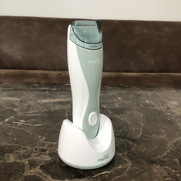 Tông đơ cắt tóc cho bé nhãn hiệu Super Mama S-3689 Công suất: 5W Lưỡi ceraramic - HÀNG CHÍNH HÃNG
