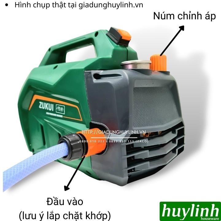 Máy xịt rửa xe chỉnh áp Zukui S8 - Công Suất 3000W - Áp lực 150 - 200 bar - Tặng béc rửa máy lạnh, điều hoà - Hàng chính hãng