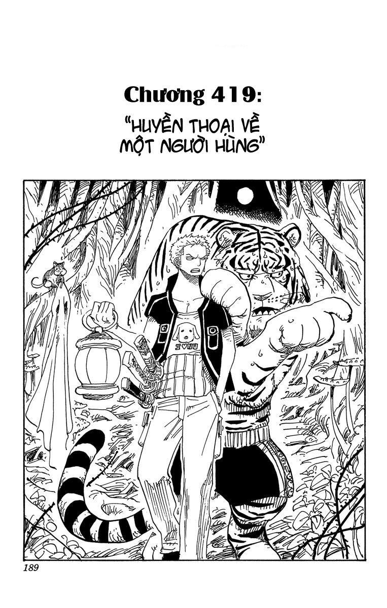 đảo hải tặc - one piece chapter 419 1