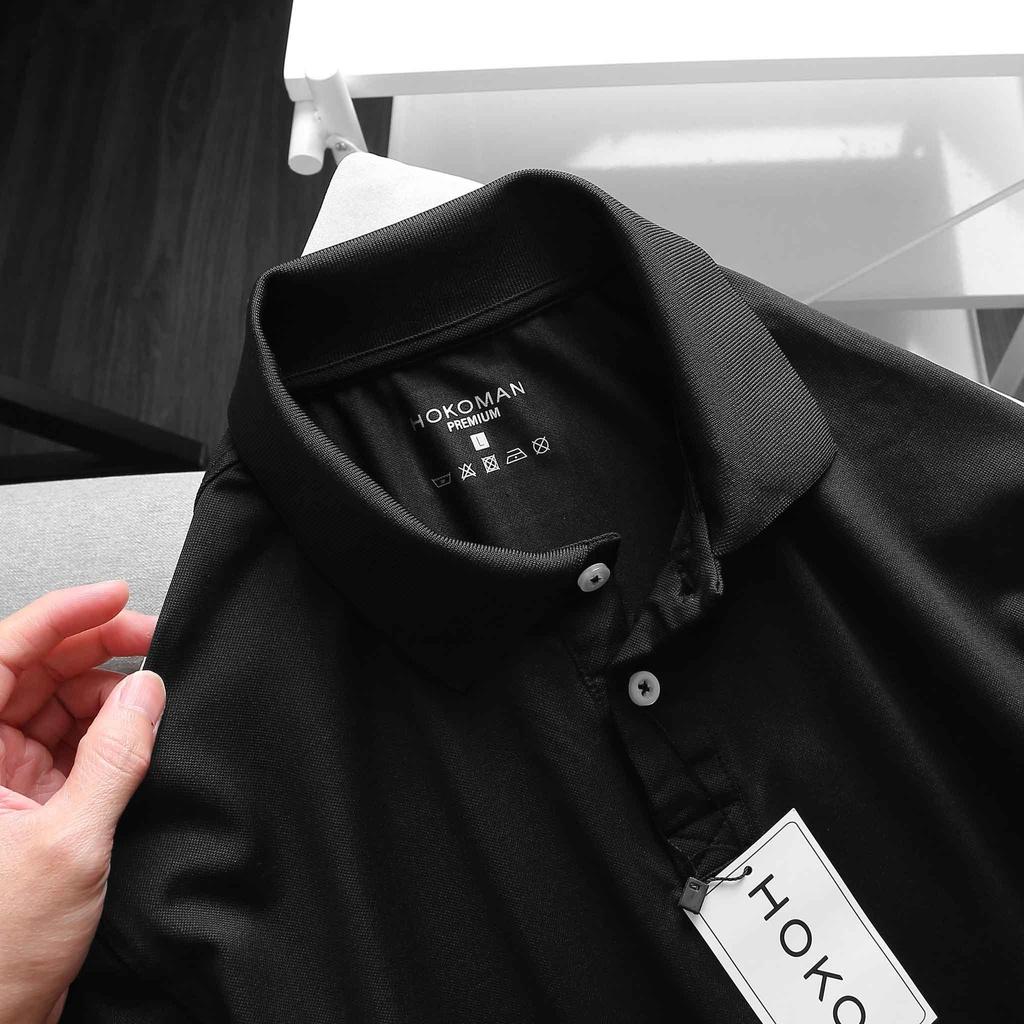 Áo polo nam thời trang FASHION EKING CLOTHING x HOKO,TRẮNG, ĐEN, NAVY, XANH DƯƠNG - chất liệu Poli Cá Sấu Xịn Sò