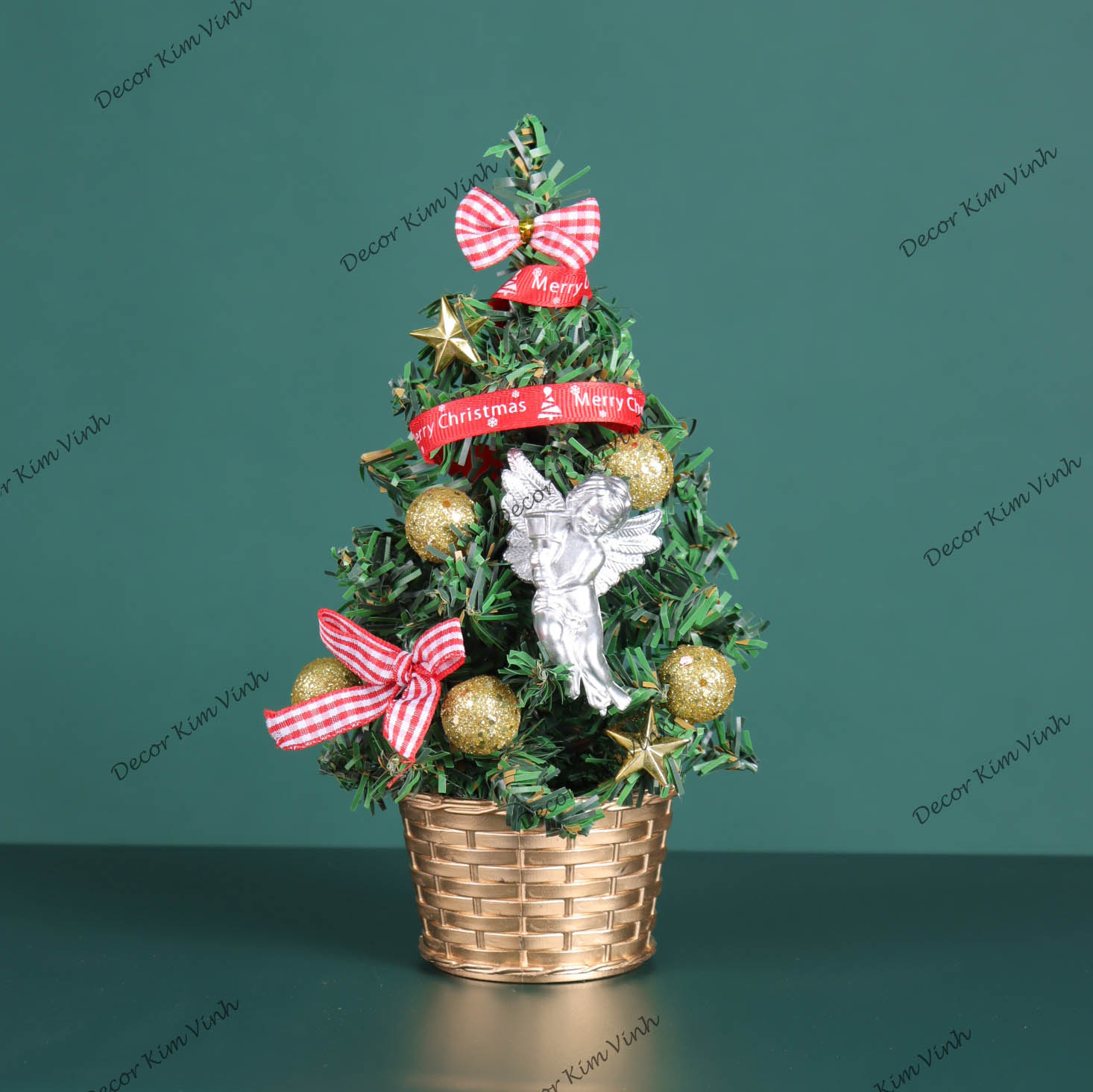 Cây Thông Nhí TNM15 Cây 20cm Trang Trí Giáng Sinh Cây Thông Noel