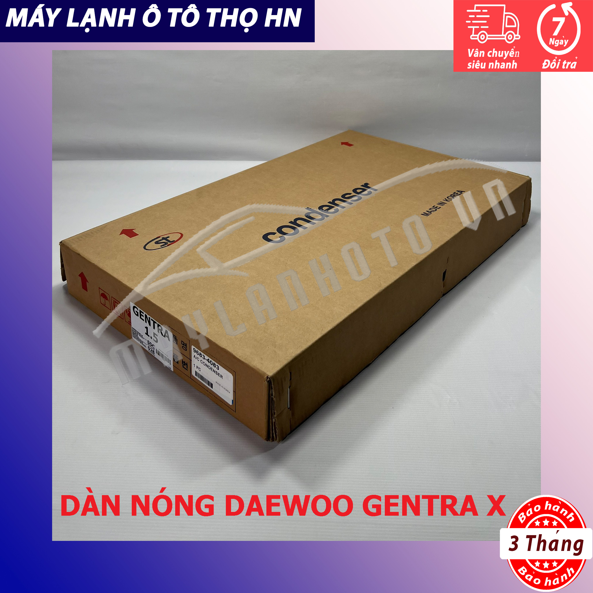 Dàn nóng Daewoo Gentra X hàng xịn Hàn Quốc